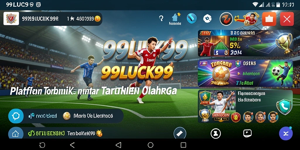 Tampilan screenshot utama 99LUCK99 yang menarik saat taruhan berlangsung.