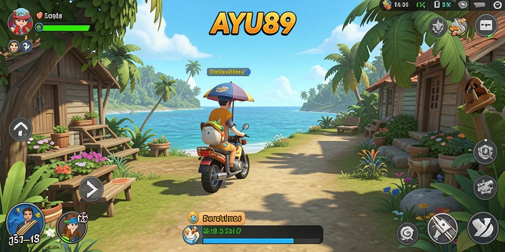 Tampilan gameplay AYU89 yang seru dan menghibur.