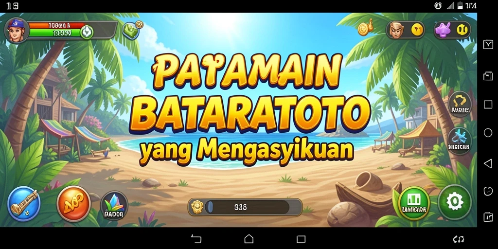 Tampilan gameplay menarik dari BATARATOTO yang menyenangkan.