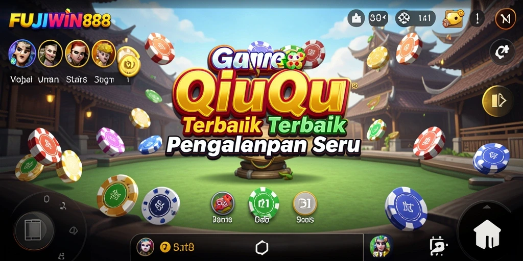 Screenshot gameplay QiuQiu menunjukkan keseruan bermain di FUJIWIN88.