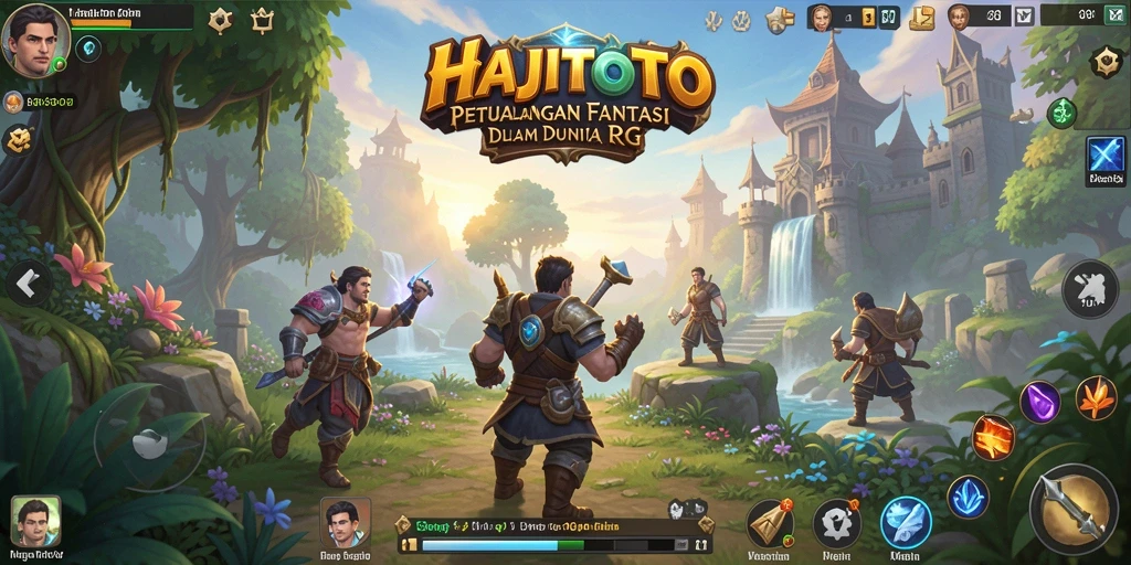 Tangkapan layar gameplay penuh aksi di dunia HAJITOTO.
