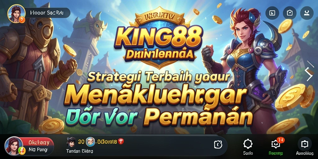 Tampilan permainan KING88 yang mendebarkan dan strategis.