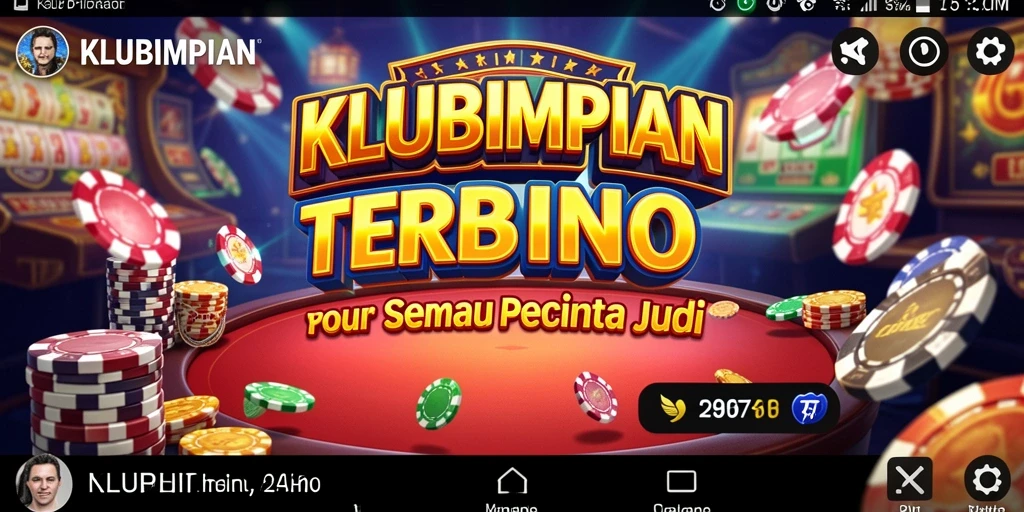 Screenshot permainan KLUBIMPIAN menampilkan suasana Kasino yang mengasyikkan.