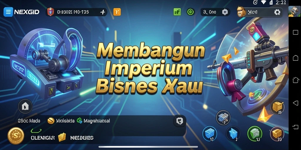 Gameplay seru dalam membangun bisnis di NEXGID.