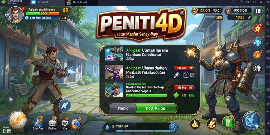 Tampilan antarmuka utama PENITI4D yang sederhana dan fungsional.