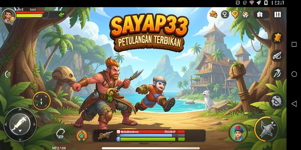 Screenshot gameplay SAYAP33 yang menampilkan petualangan Open World.
