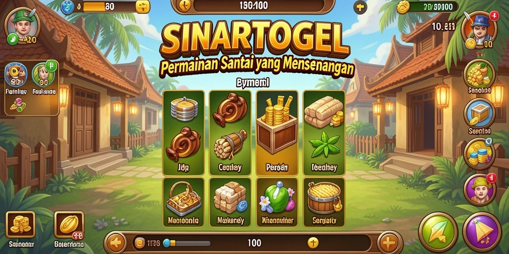 Tangkapan layar menampilkan gameplay menarik dari SINARTOGEL.