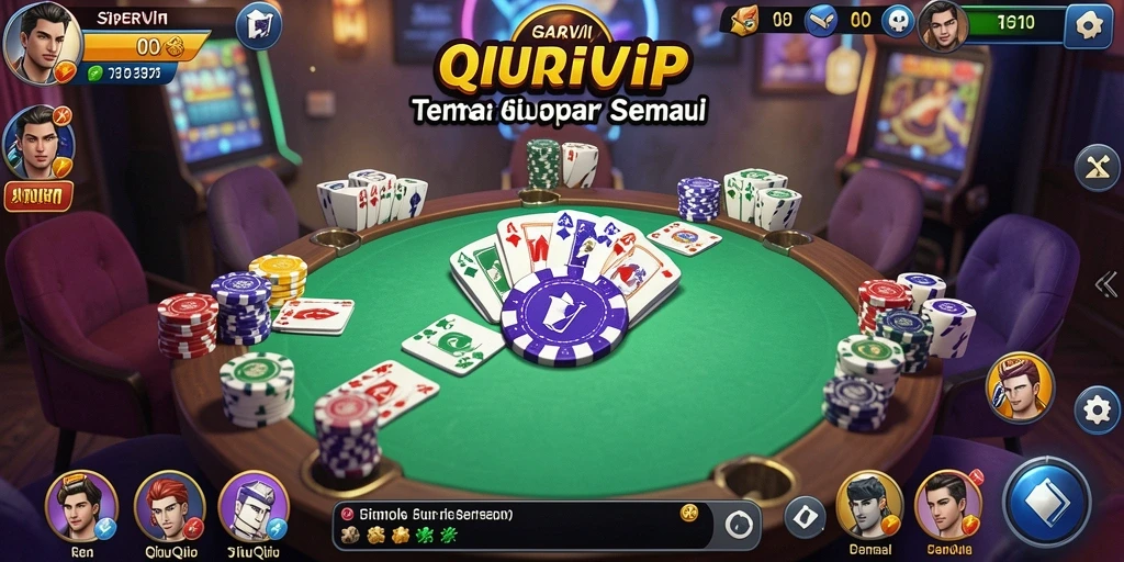 Tampilan gameplay menarik dari SUPERVIP di QiuQiu.