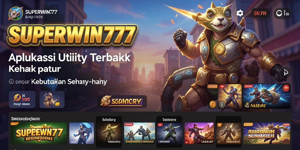 Screenshot SUPERWIN777 menunjukkan kemudahan dalam pengelolaan tugas sehari-hari.