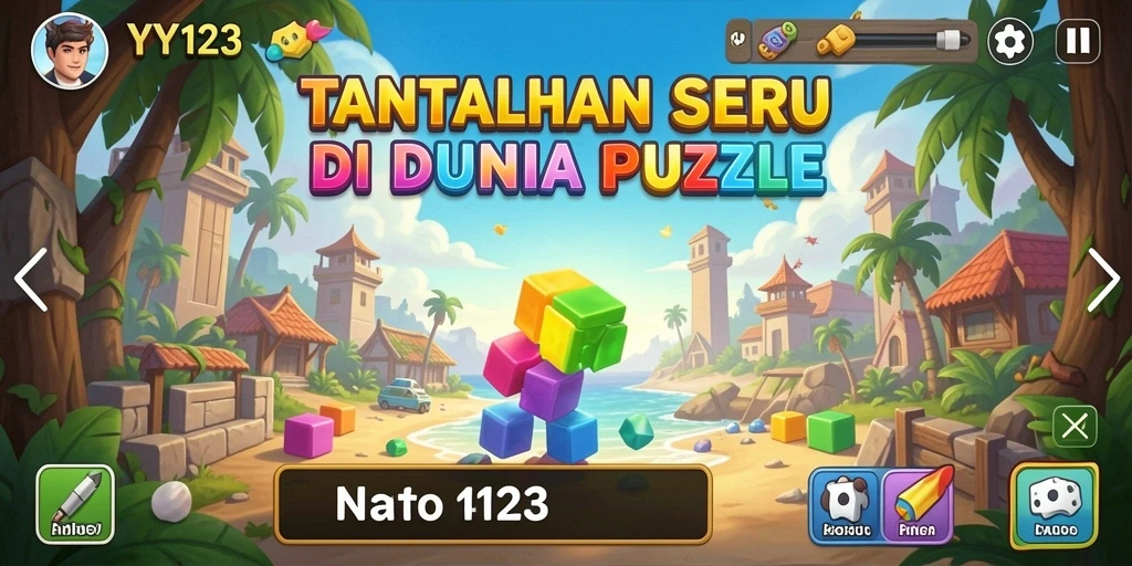 Tangkapan layar gameplay YY123 yang menarik dan menantang.