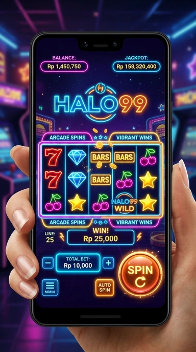 Proses unduh yang mudah di aplikasi halo99.